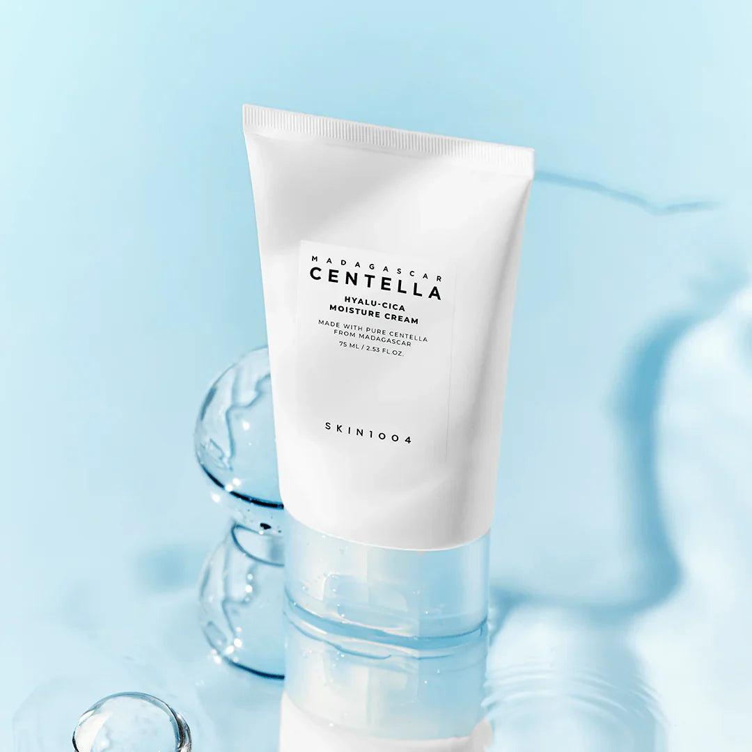 Skin1004 Hyalu-Cica Moisture Cream aplicación