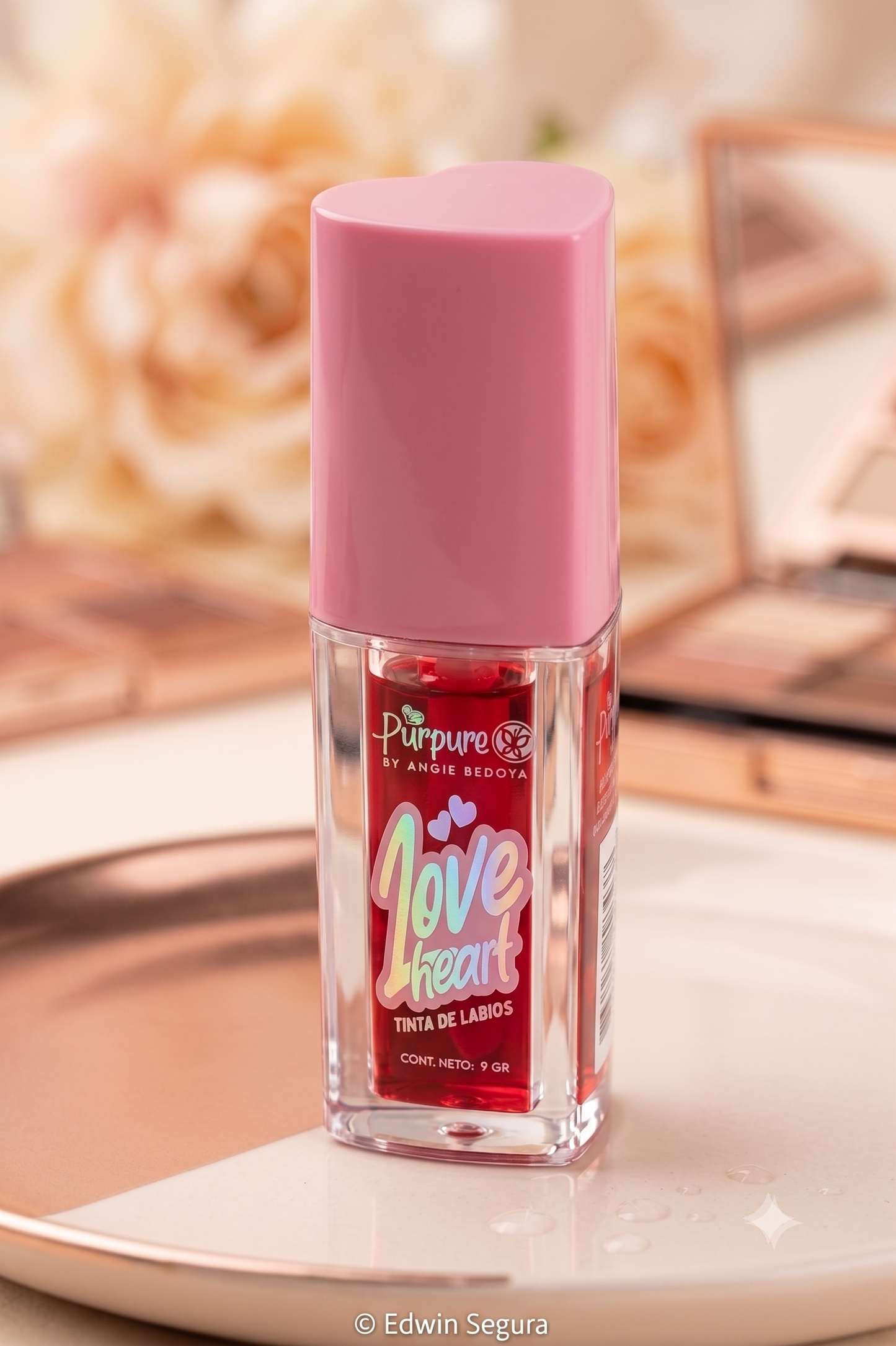 Purpure Love Heart aplicada